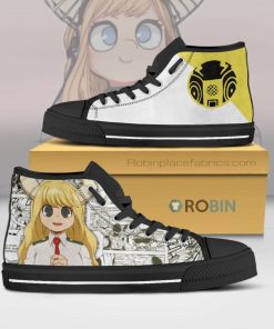 Pony Tsunotori My Hero Academia Anime Mixed Manga Style High Top Canvas Shoes