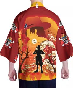 Portgas Ace One Piece Otaku Kimono Cardigan