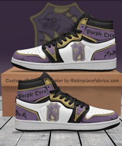 Purple Orca JD Sneakers Custom Black Clover Anime Shoes Purple Orca JD Sneakers Custom Black Clover Anime Shoes