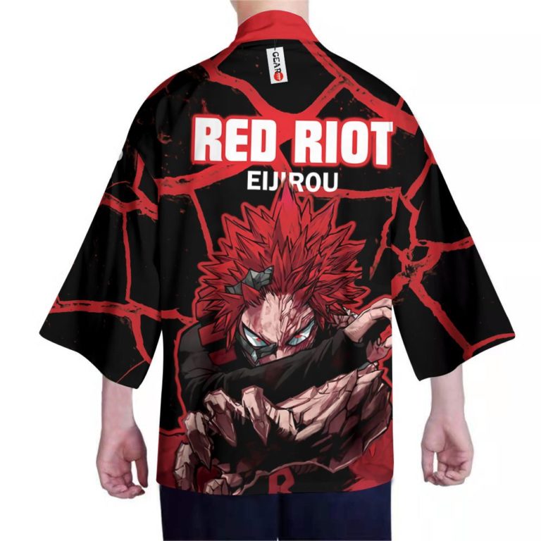Red Riot Eijiro My Hero Academia Kimono Cardigan