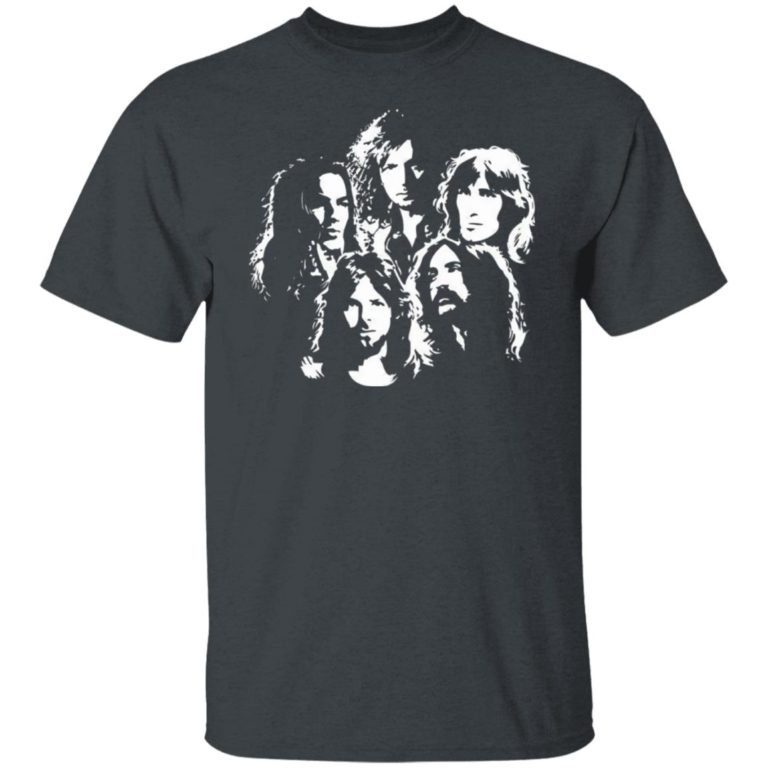 Pink Floyd Montage Mens Music Roger Waters Dave Gilmour Vinyl Guitar T-Shirt, LS, Hoodie