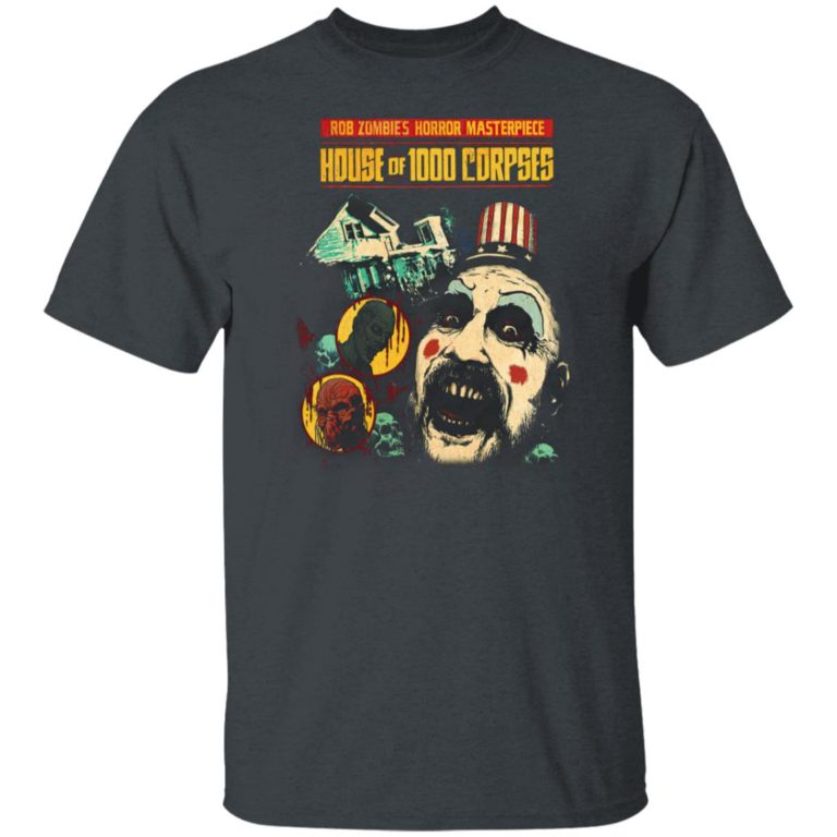 House Of 1000 Corpses Movie Cult Rob Zombie T-Shirt, LS, Hoodie