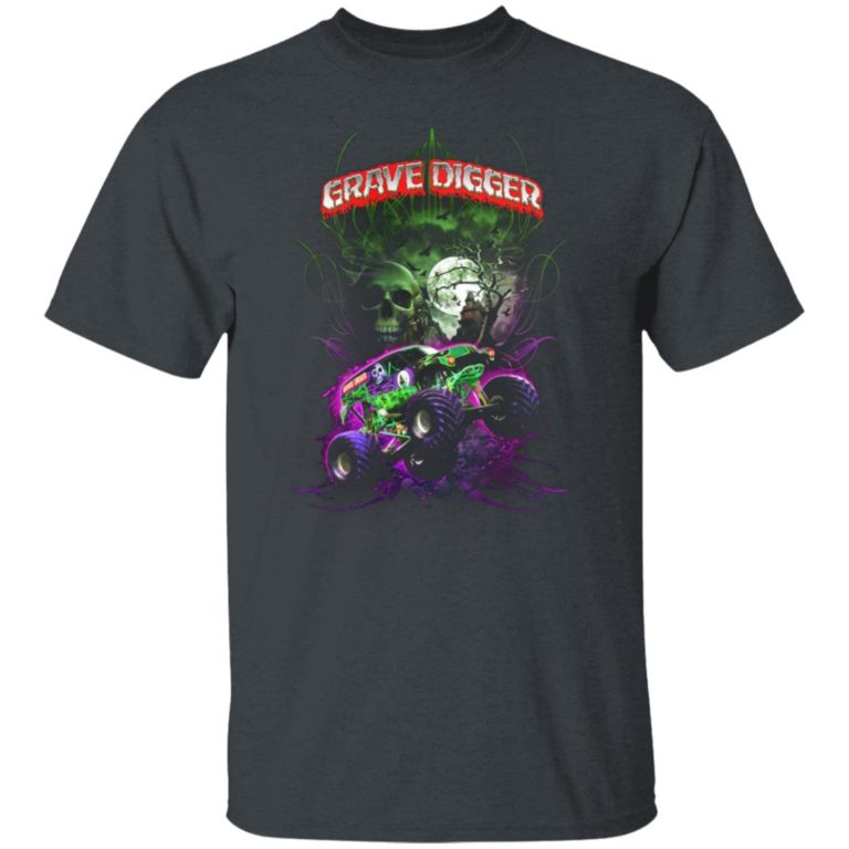 Vintage Grave Digger, Monster Truck Racing T-Shirt, LS, Hoodie