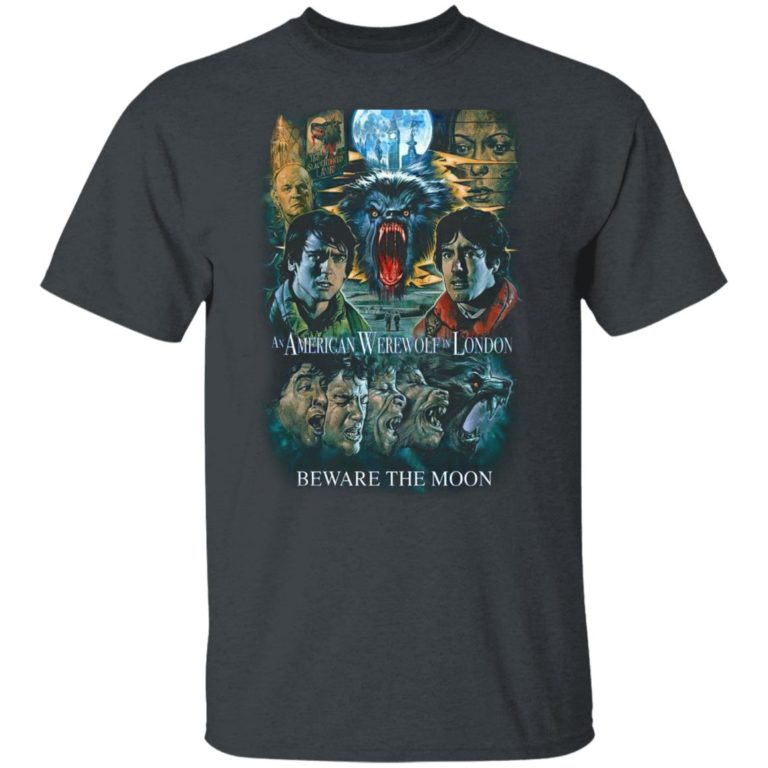 AMERICAN WEREWOLF In London Horror Halloween T-Shirt, LS, Hoodie