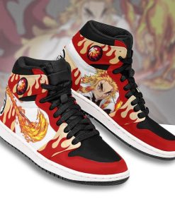 Rengoku Breathing Style Sneakers Demon Slayer Custom Anime Shoes Rengoku Breathing Style Sneakers Demon Slayer Custom Anime Shoes