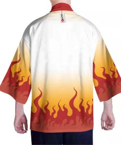 Rengoku Kimono Uniform Anime Demon Slayer Kimono Cardigan