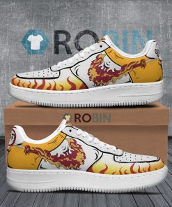 Rengoku Kyojuro Air Force 1 Sneakers Custom Demon Slayer Anime Shoes