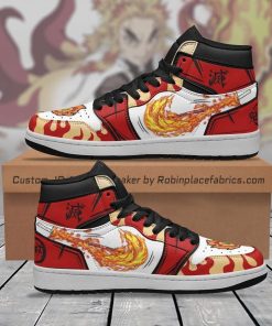 Rengoku Shoes Custom Anime Sneakers Rengoku Shoes Custom Anime Sneakers