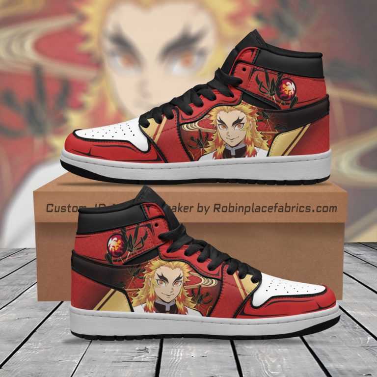 Rengoku Sneakers Custom Demon Slayer Anime Shoes
