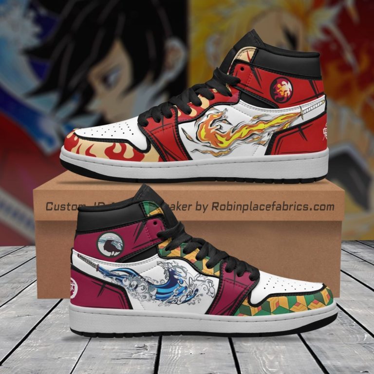 Rengoku X Giyu Demon Slayer Anime Sneakers