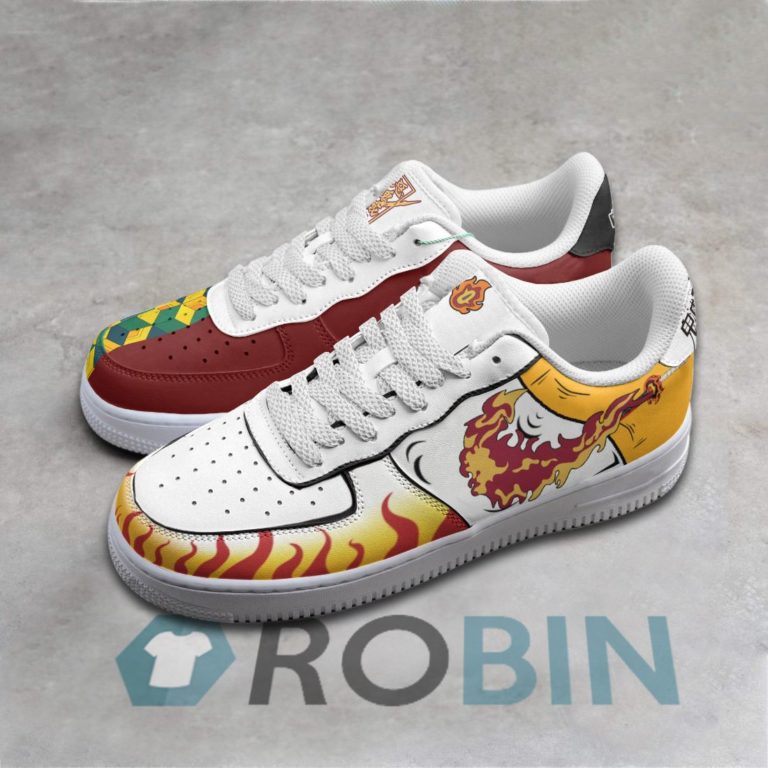 Rengoku x Giyuu Air Force 1 Sneakers Custom Demon Slayer Anime Shoes