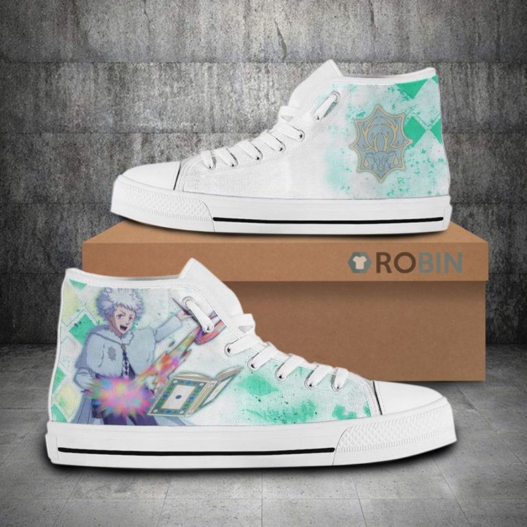 Rill Boismortier Black Clover Anime Canvas High Top Shoes