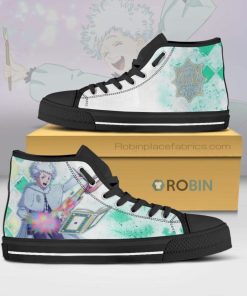 Rill Boismortier Black Clover Anime Canvas High Top Shoes