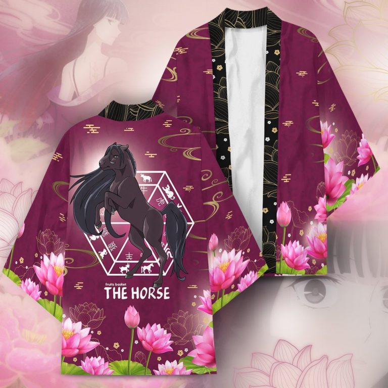 Rin The Horse All Over Print Kimono