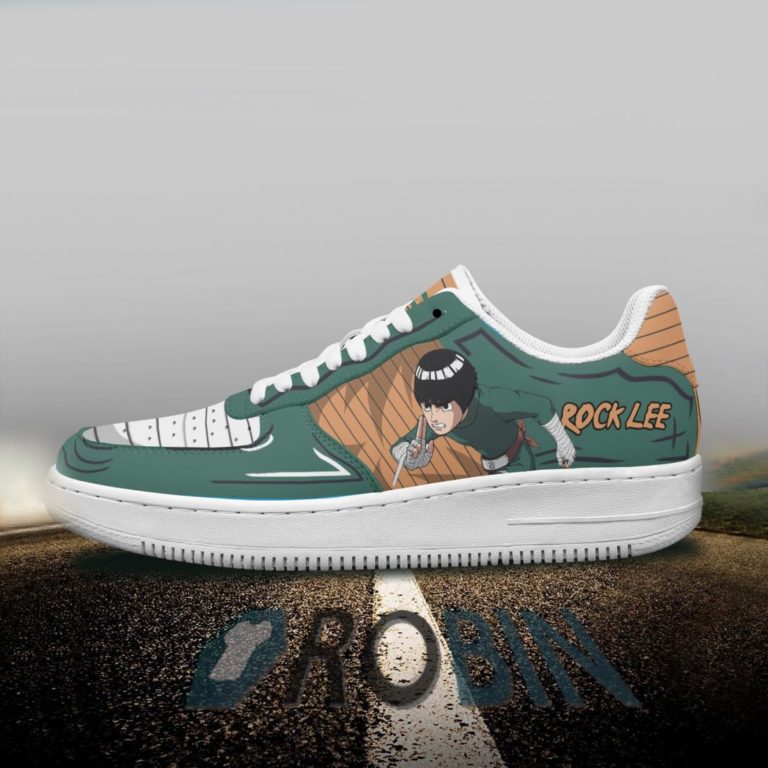 Rock Lee Air Force 1 Sneakers Custom Naruto Anime Shoes