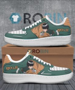 Rock Lee Air Force 1 Sneakers Custom Naruto Anime Shoes