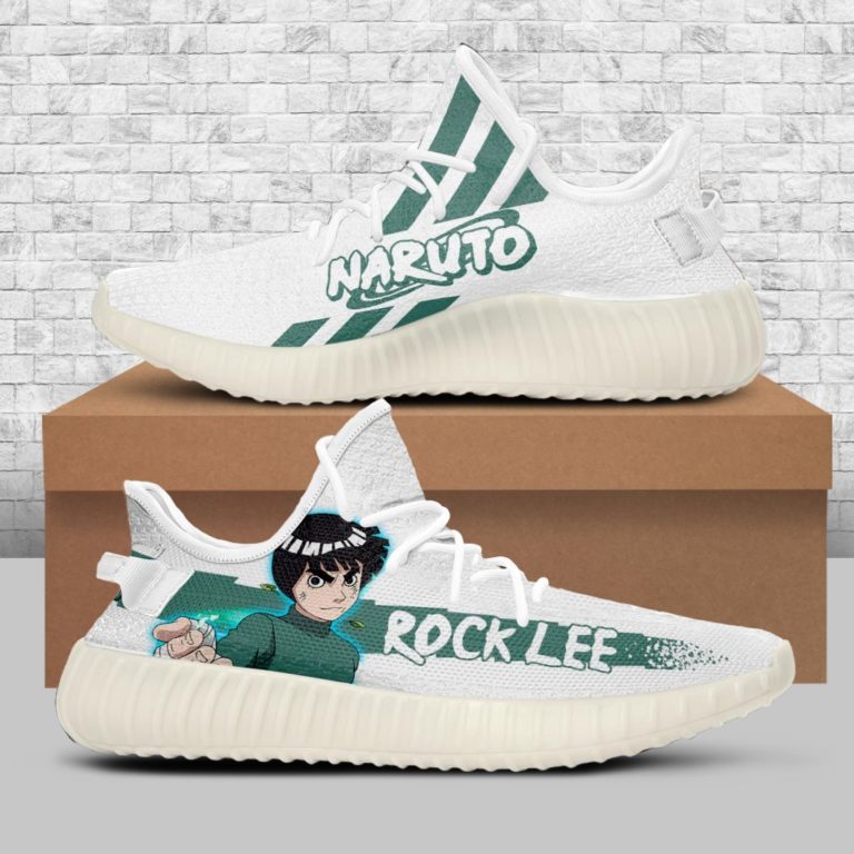 Rock Lee Shoes Naruto Custom Yeezy Sneakers