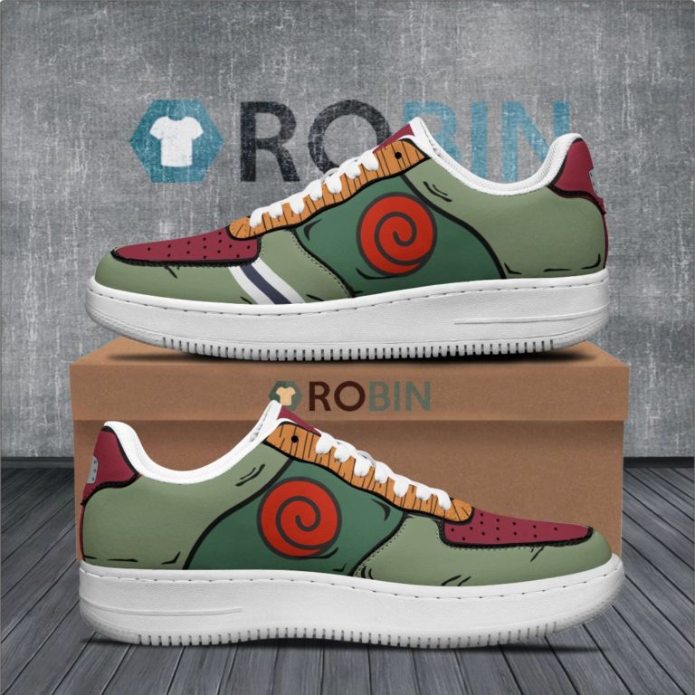 Rock Lee Unifrom Air Force 1 Sneakers Custom Naruto Anime Shoes
