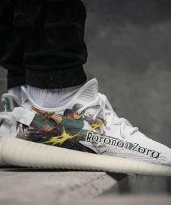 Roronoa Zoro Shoes One Piece Custom Yeezy Shoes Roronoa Zoro Shoes One Piece Custom Yeezy Shoes
