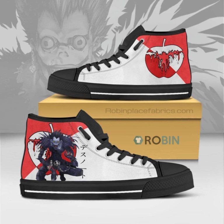 Ryuk Death Note Anime High Top Canvas Shoes (Kid and Adult size available)