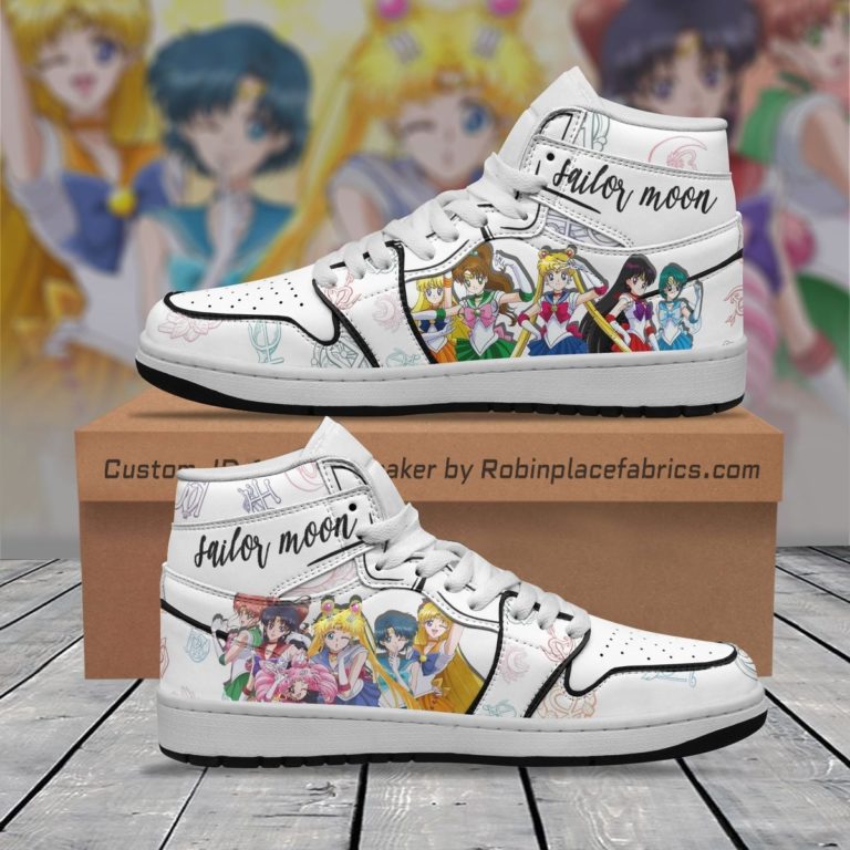 Sailor Guardians JD Sneakers Custom Sailor Moon Anime Shoes