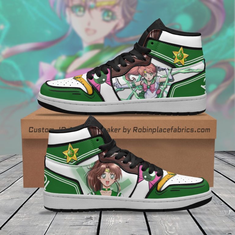 Sailor Jupiter JD 1 Sneakers Unique Custom Anime Sailor Moon Shoes