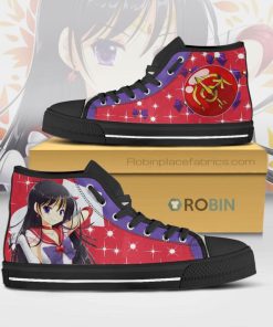 Sailor Mars Sailor Moon Anime Canvas High Top Shoes