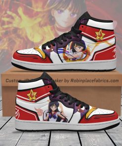 Sailor Mars JD 1 Sneakers Unique Custom Anime Sailor Moon Shoes
