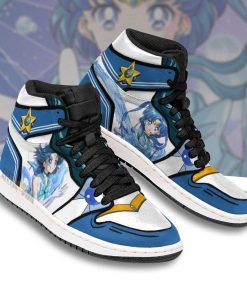 Sailor Mercury JD 1 Sneakers Unique Custom Anime Sailor Moon Shoes Sailor Mercury JD 1 Sneakers Unique Custom Anime Sailor Moon Shoes