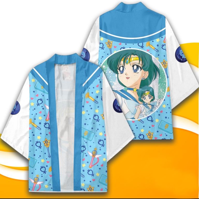 Sailor Mercury Sailor Moon Kimono Cardigan