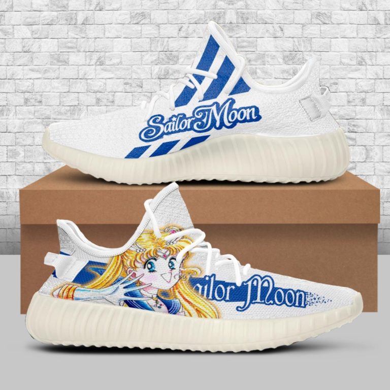Sailor Moon Green Custom Yeezy Sneakers