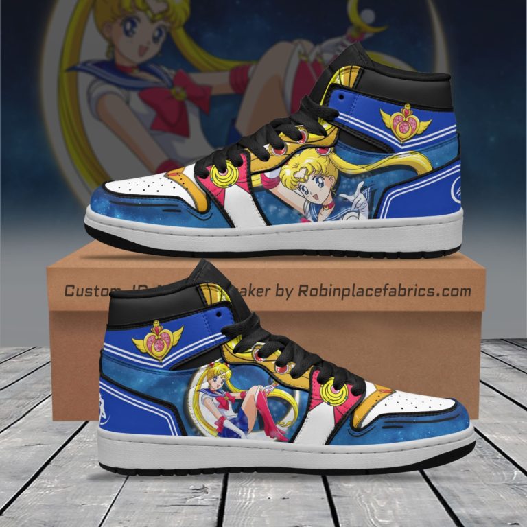 Sailor Moon JD 1 Sneakers Unique Custom Anime Sailor Moon Shoes