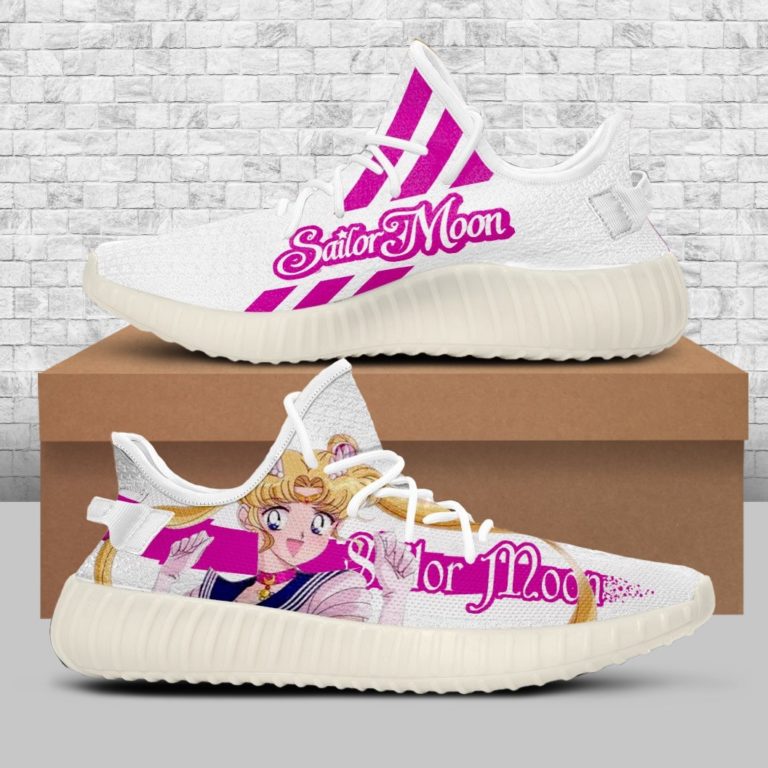 Sailor Moon Shoes Pink Custom Yeezy Sneakers