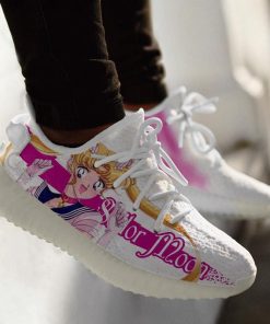 Sailor Moon Shoes Pink Custom Yeezy Sneakers