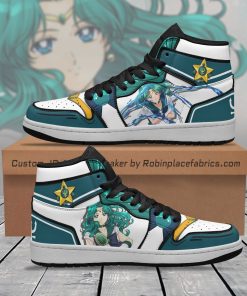 Sailor Neptune JD 1 Sneakers Unique Custom Anime Sailor Moon Shoes Sailor Neptune JD 1 Sneakers Unique Custom Anime Sailor Moon Shoes