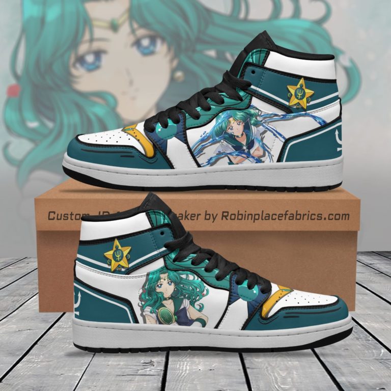Sailor Neptune JD 1 Sneakers Unique Custom Anime Sailor Moon Shoes