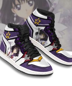 Sailor Saturn JD 1 Sneakers Unique Custom Anime Sailor Moon Shoes Sailor Saturn JD 1 Sneakers Unique Custom Anime Sailor Moon Shoes