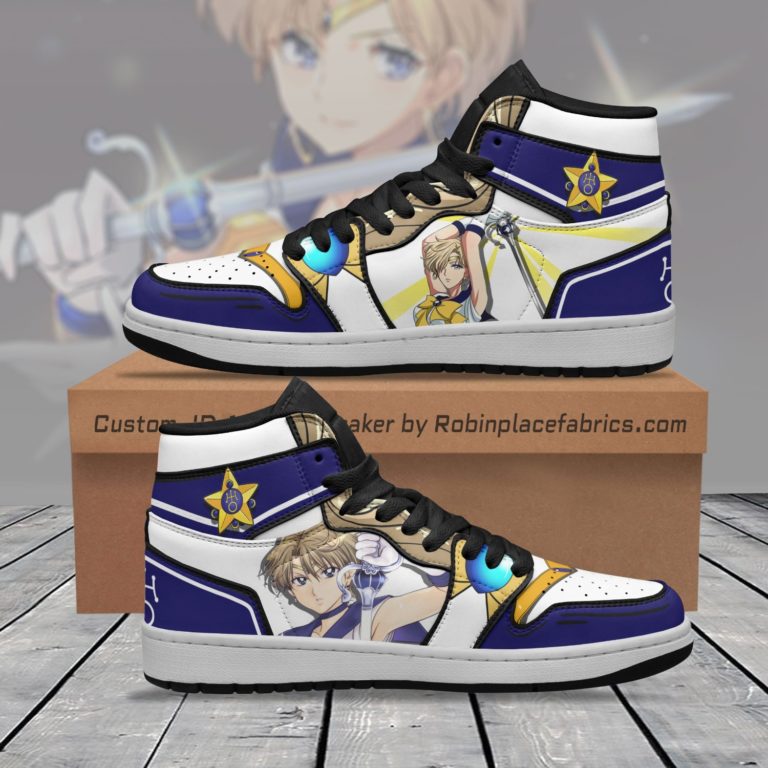 Sailor Uranus JD 1 Sneakers Unique Custom Anime Sailor Moon Shoes