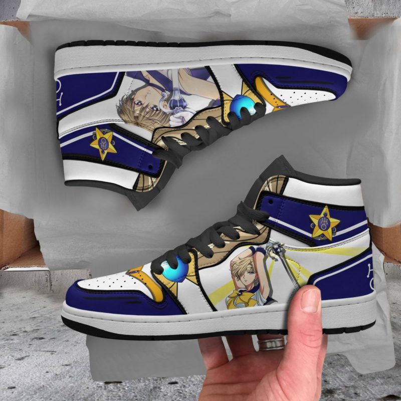 Sailor Uranus JD 1 Sneakers Unique Custom Anime Sailor Moon Shoes ...