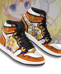Sailor Venus JD 1 Sneakers Unique Custom Anime Sailor Moon Shoes Sailor Venus JD 1 Sneakers Unique Custom Anime Sailor Moon Shoes