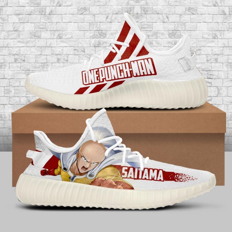 Saitama Fight One Punch Man Custom Yeezy Sneakers