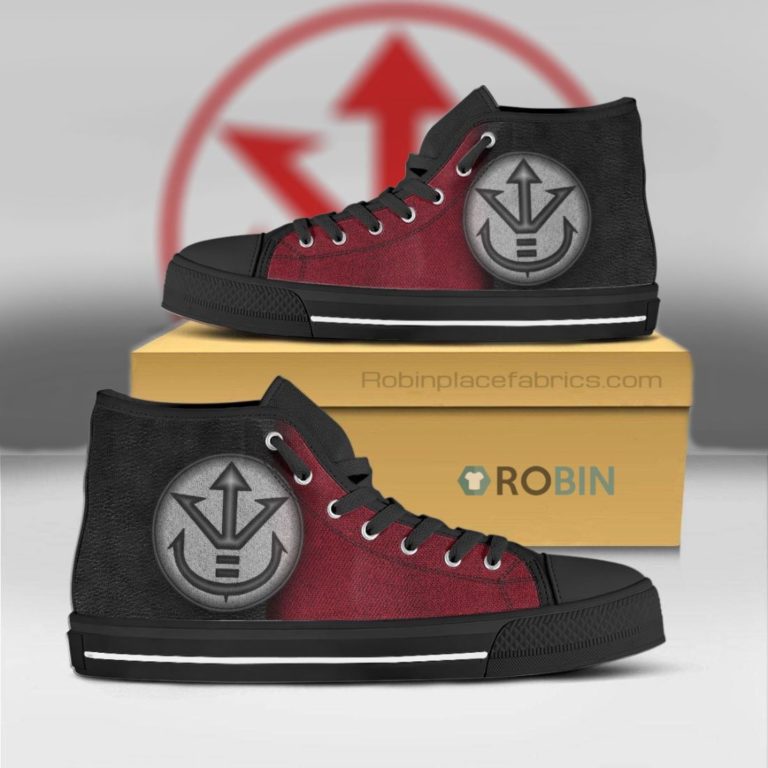 Saiyan Royal Family Dragon Ball Anime High Top Canvas Shoes