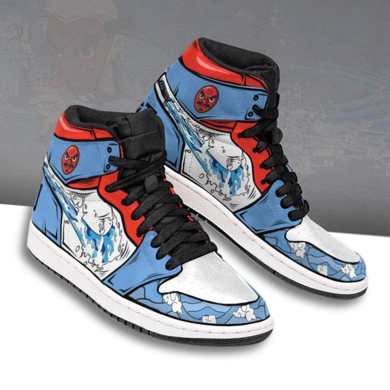 Sakonji Water Breathing Style Sneakers Demon Slayer Kny Custom Anime Shoes