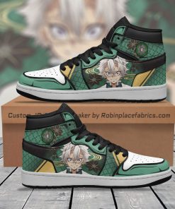 Sanemi Shinazugawa Kimetsu No Yaiba Custom Jordan 1 High Sneakers Sanemi Shinazugawa Kimetsu No Yaiba Custom Jordan 1 High Sneakers
