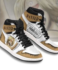 Sanji Wanted JD Sneakers Custom One Piece Anime Shoes Sanji Wanted JD Sneakers Custom One Piece Anime Shoes
