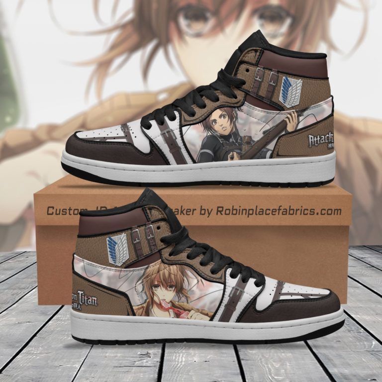 Sasha Braus JD 1 Sneakers Custom Attack On Titan Anime Shoes