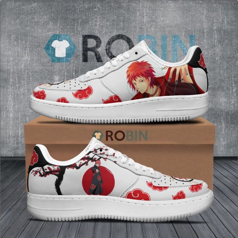Sasori Akatsuki Air Force 1 Sneakers Custom Naruto Anime Shoes