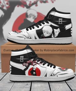 Sasori Akatsuki Cherry Blossom Custom JD 1 High Sneakers