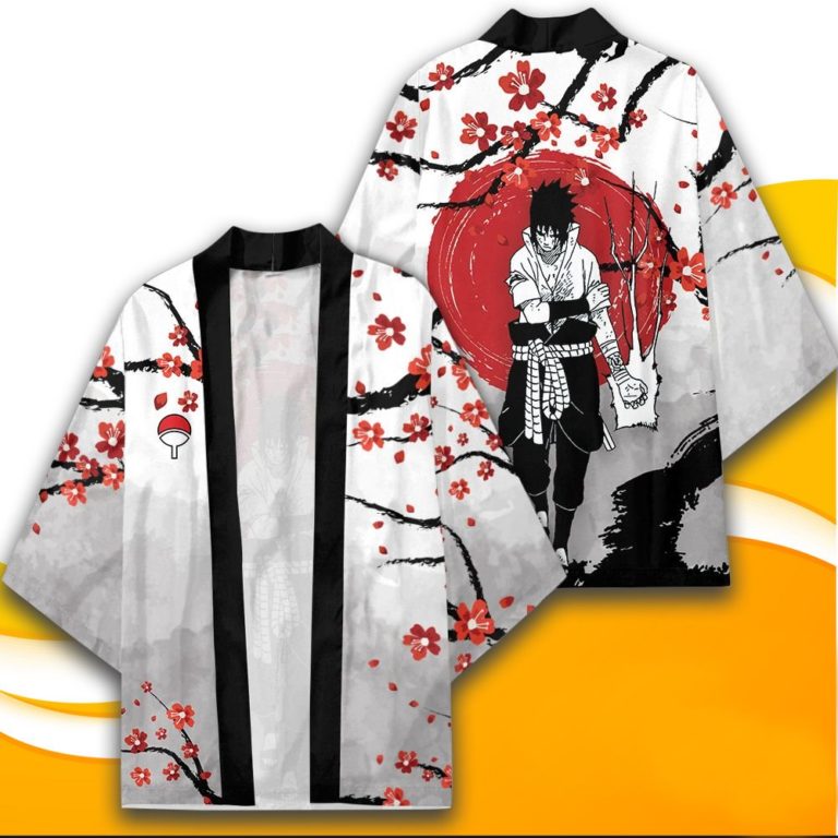 Sasuke Kimono Custom Japan Style Anime Naruto Kimono Cardigan