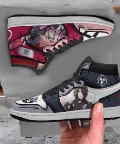 Sasuke X Sakura JD 1 High Sneakers Custom Anime Shoes